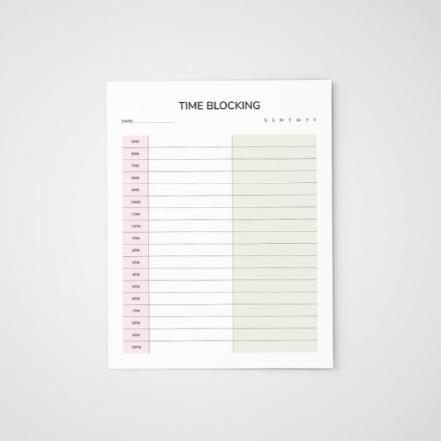 Zeitblock-Planer Notizblock (Von Creator hochgeladen)