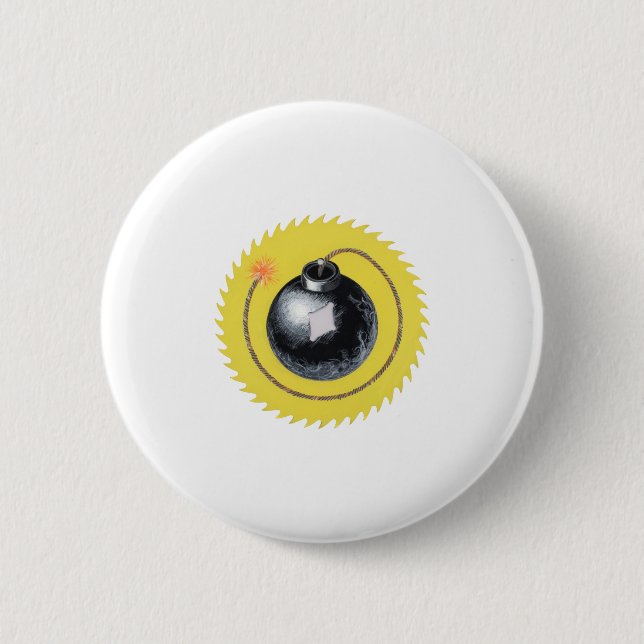 Zeitbombe Button (Vorderseite)