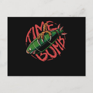 Zeitbombe Postkarte