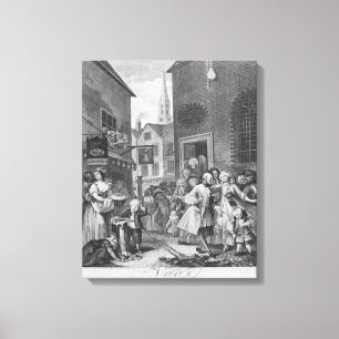 Zeiten des Tages, Noon, 1738 Leinwanddruck