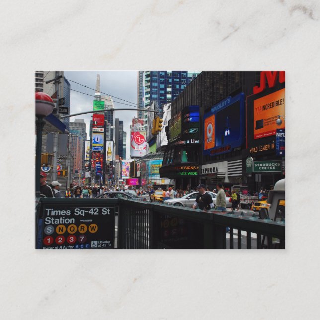 Zeiten Suqre Visitenkarte (Vorderseite)