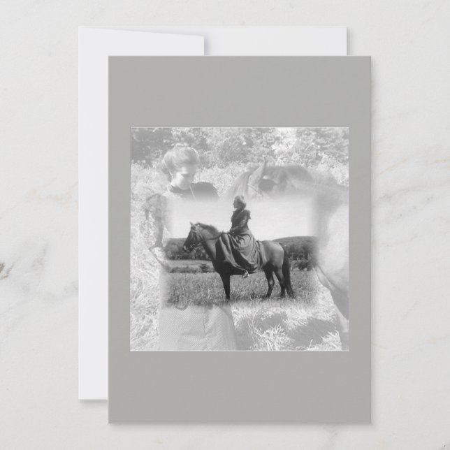 Zeiten vor langer Zeit Dankeskarte (Vorderseite)