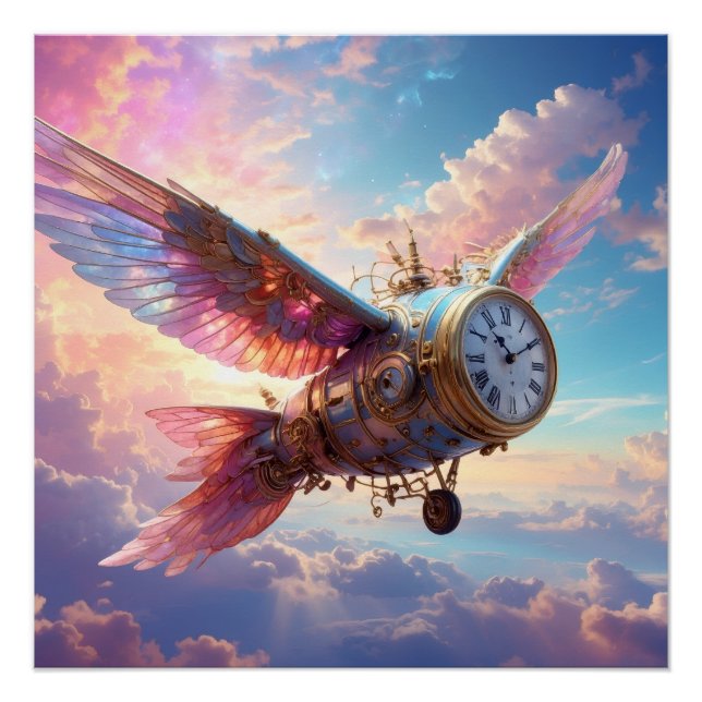 Zeitfliegen-Poster Poster (Vorderseite)