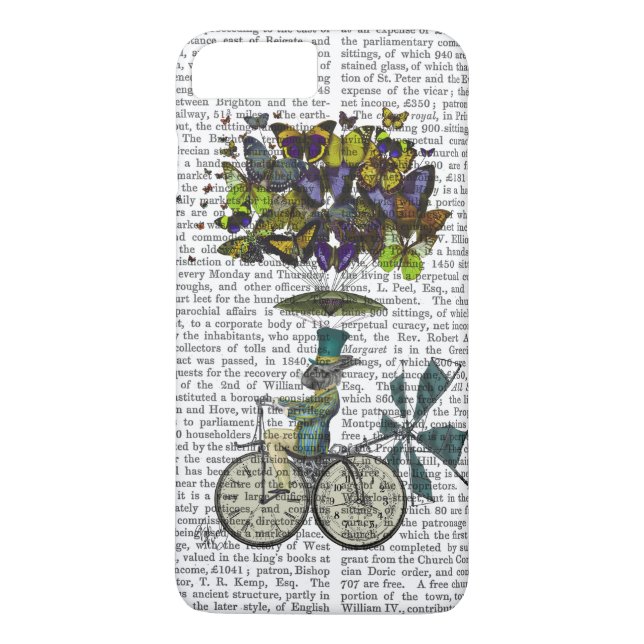 Zeitfliegen-Rabbit Case-Mate iPhone Hülle (Rückseite)