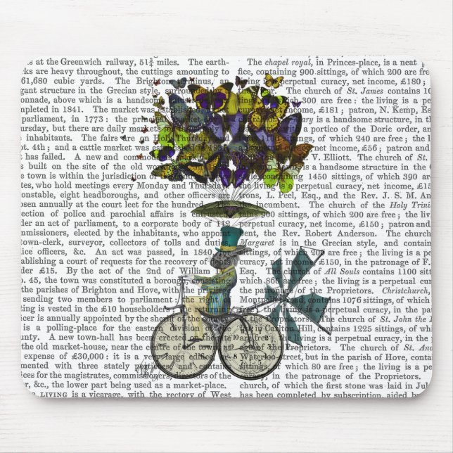 Zeitfliegen-Rabbit Mousepad (Vorne)