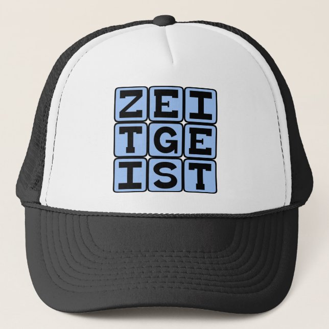 Zeitgeist, beherrschende Denkschule Truckerkappe (Vorderseite)