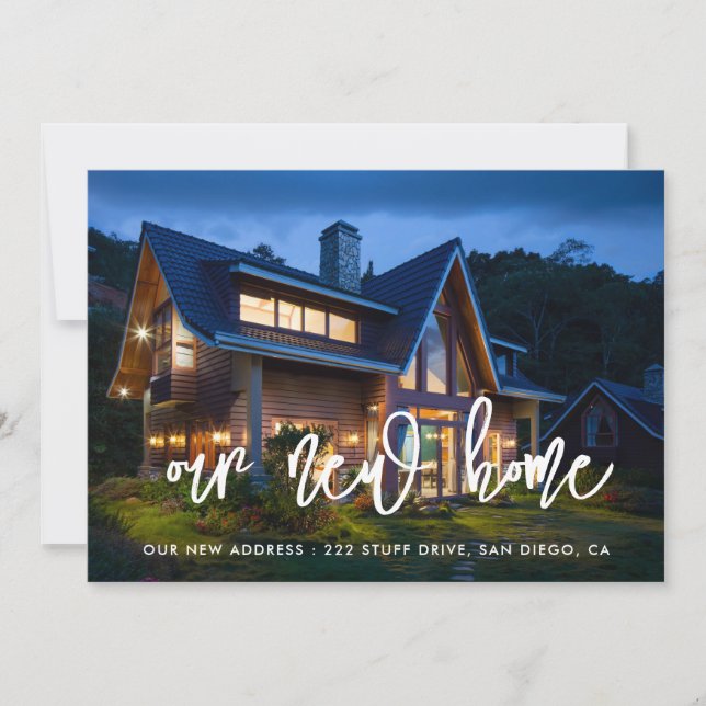 Zeitgemäße Ankündigung, das moderne Foto zu versch Ankündigung (Vorderseite)