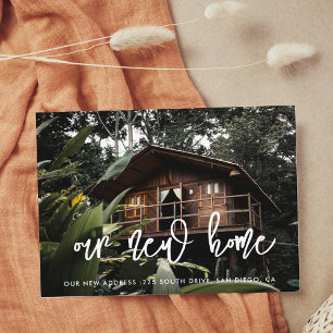 Zeitgemäße Ankündigung, das moderne Foto zu versch Postkarte