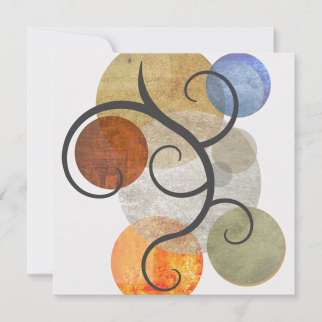 Zeitgemäße Gemusterte Kreise (Vorderseite)