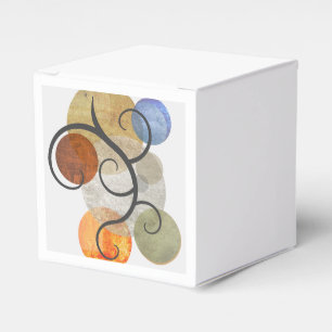 Zeitgemäße Gemusterte Kreise Geschenkschachtel