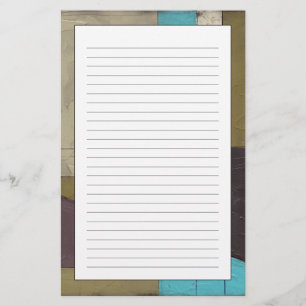 Zeitgemäße Minimalistische Malerei mit tiefer Fa Briefpapier