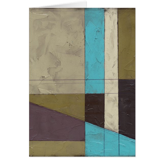 Zeitgemäße Minimalistische Malerei mit tiefer Farb (Vorne)