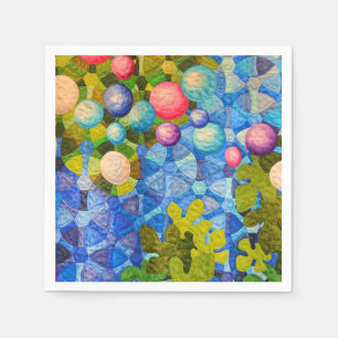 Zeitgemäße Quiltierung Serviette