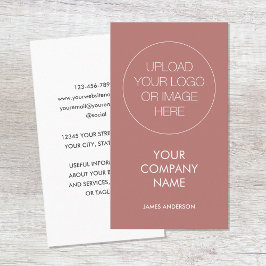 Zeitgemäße Rose für Minimalistische Logokombinatio Visitenkarte