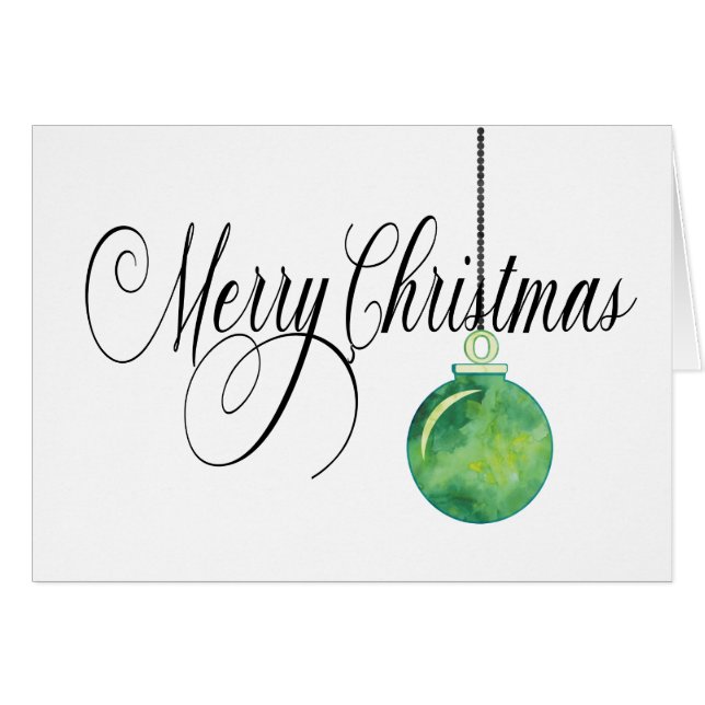 Zeitgemäße Weihnachtsfeiertage (Vorderseite (Horizontal))