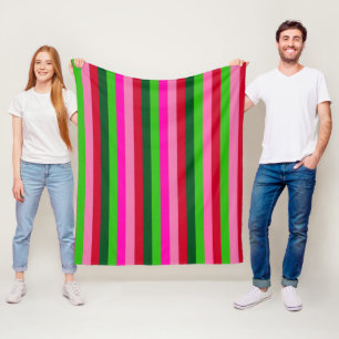 Zeitgemäße Weihnachtsstreifen Fleecedecke