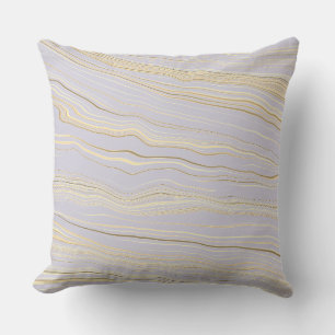 Zeitgemäßer Hauch von Mauve, Beige mit Leinenmuste Kissen