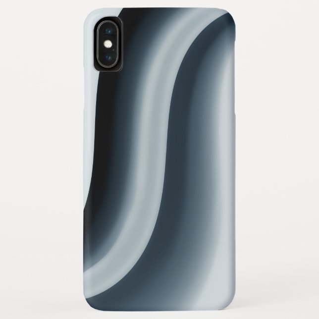 Zeitgenössisch Blaukurven geformt Case-Mate iPhone Hülle (Rückseite)