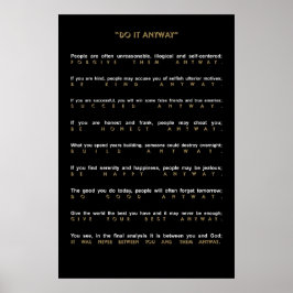 Zeitgenössisch macht es auf jeden Fall Poster