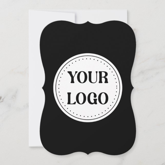 Zeitgenössisch, minimalistisch, einfach und berufl einladung (Vorderseite)