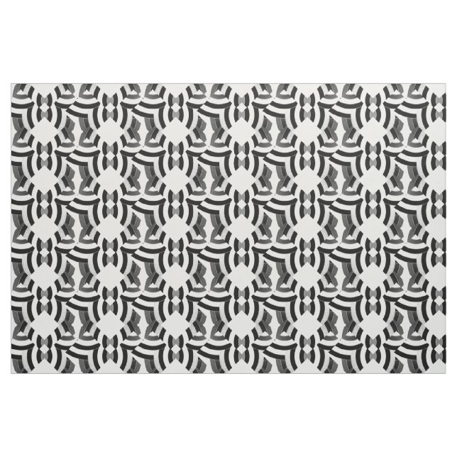 zeitgenössisch-schwarz-weiß-chic Chevrons Stoff (Yard (91,4 cm))