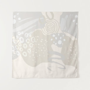 Zeitgenössische Abstrakte Formen Wandteppich