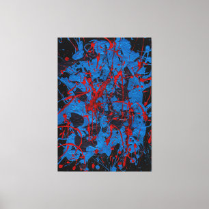 Zeitgenössische abstrakte Kunst: Elektrisch Leinwanddruck