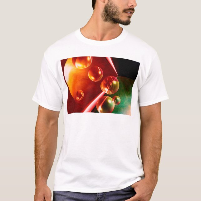 Zeitgenössische Abstrakte Kunstwerke von Serdar Hi T-Shirt (Vorderseite)