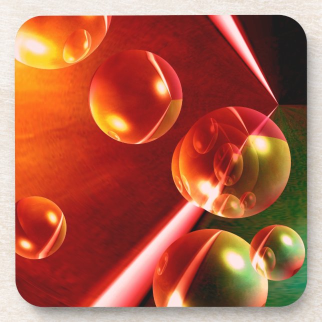 Zeitgenössische Abstrakte Kunstwerke von Serdar Hi Untersetzer (Vorderseite)