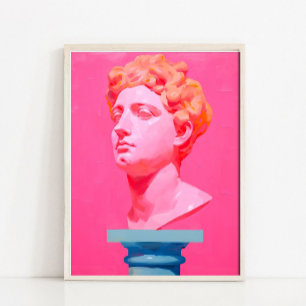 Zeitgenössische abstrakte Statuenmalerei, Abstrakt Poster