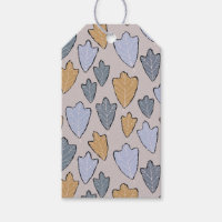 Zeitgenössische Blätter Gift-Tags