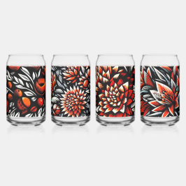 Zeitgenössische Blume Art Dosenglas