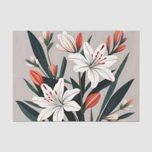 Zeitgenössische Blume der Alstroemeria Seidenpapier