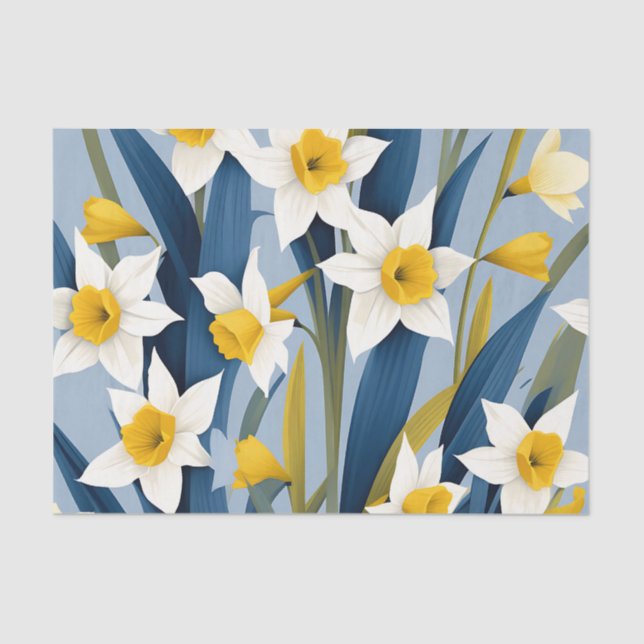 Zeitgenössische Blume Seidenpapier (Vorderseite)