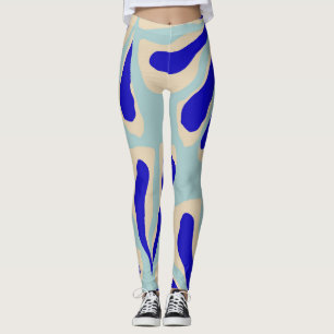 Zeitgenössische Blüte: Trendy Nahtlose Mode. Leggings