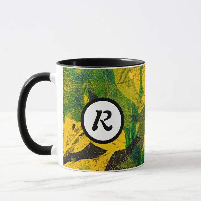 Zeitgenössische botanische Tasse (Links)