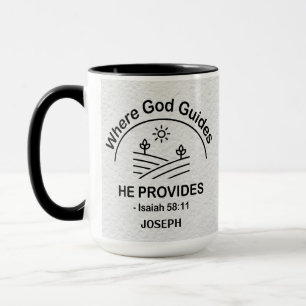 Zeitgenössische Christliche Bibelverse Isaiah 58 Tasse