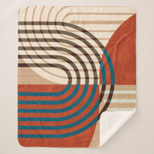 Zeitgenössische Collage Wand Art Retro druckt Set. Sherpadecke