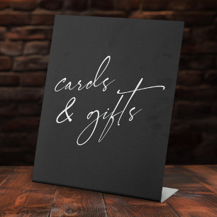 Zeitgenössische einfache Typografie Karten & Gesch Sockelschild