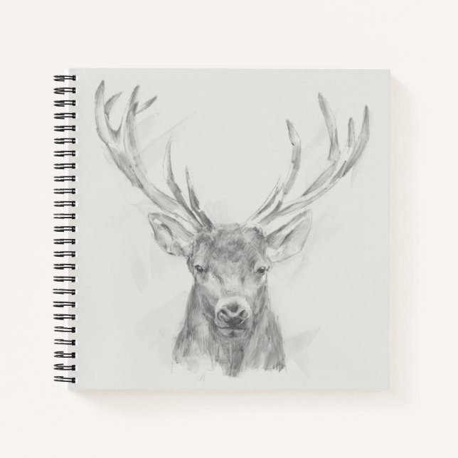 Zeitgenössische Elk Sketch Notizbuch (Vorderseite)
