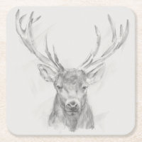 Zeitgenössische Elk Sketch