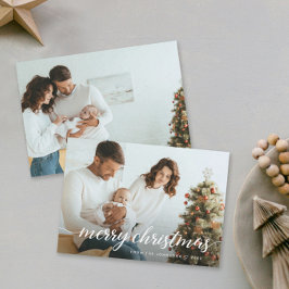 Zeitgenössische Fotos frohen Weihnachten