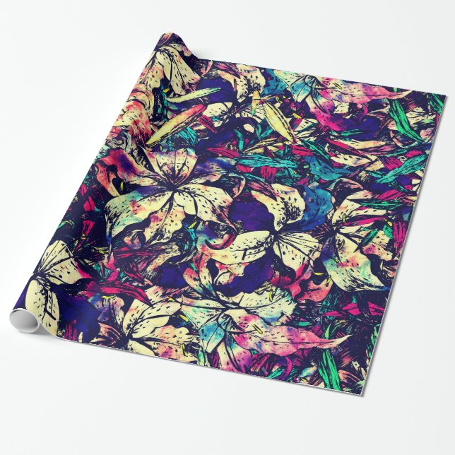 Zeitgenössische Geschenkpapier (Ungerollt)