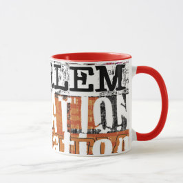 Zeitgenössische grafische Tasse