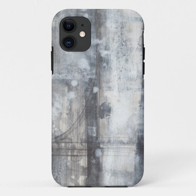 Zeitgenössische graue Malerei Case-Mate iPhone Hülle (Rückseite)