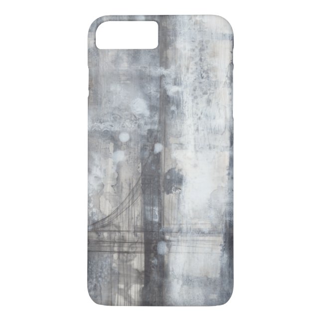 Zeitgenössische graue Malerei Case-Mate iPhone Hülle (Rückseite)
