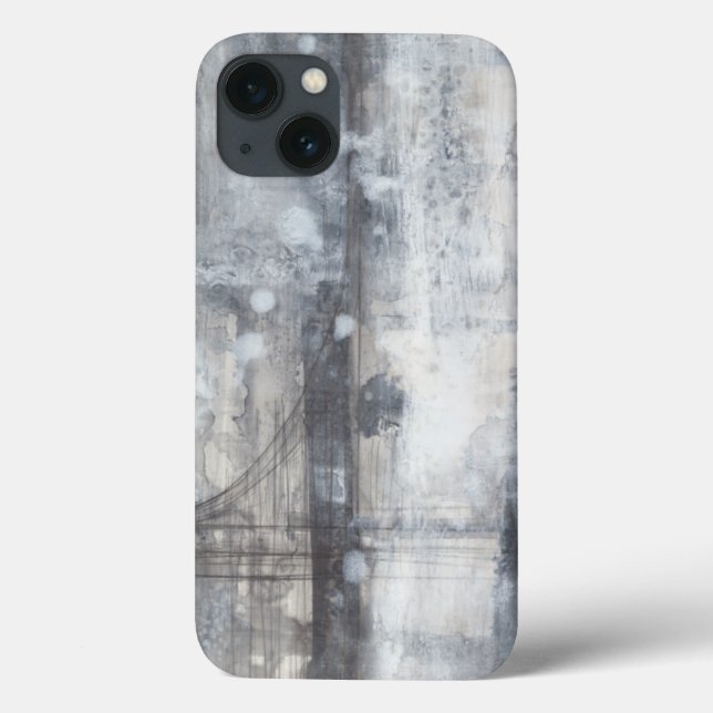 Zeitgenössische graue Malerei Case-Mate iPhone Hülle (Rückseite)