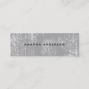 Zeitgenössische Grunge Textur Mini Visitenkarte