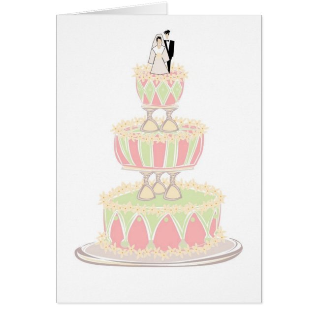 Zeitgenössische Hochzeitstorte mit Weinglas (Vorne)