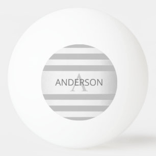 Zeitgenössische Imitate Silver Ombre Streifen & Gr Tischtennisball
